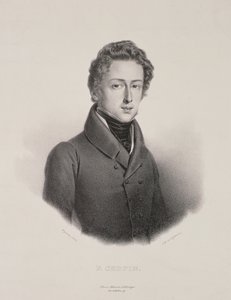 Frederic Chopin (1810-49) inciso da Gottfried Engelmann (1788-1839) 1833 da Pierre Roch Vigneron